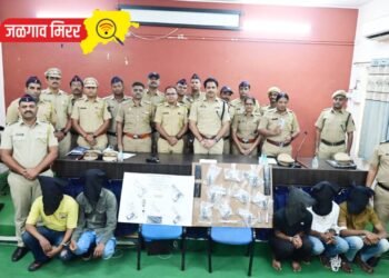 जिल्ह्यात खळबळ : 13 गावठी कट्ट्यांसह पाच संशयित जेरबंद