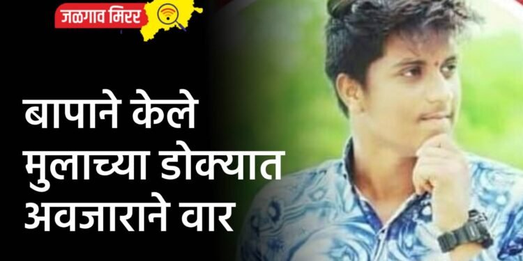 बापाने केले मुलाच्या डोक्यात अवजाराने वार