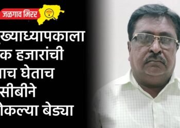 मुख्याध्यापकाला एक हजारांची लाच घेताच एसीबीने ठोकल्या बेड्या