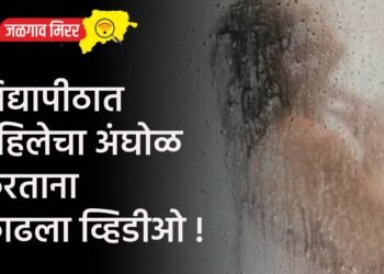 विद्यापीठात महिलेचा अंघोळ करताना काढला व्हिडीओ !