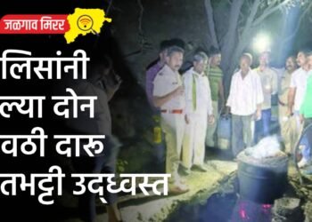 पोलिसांनी केल्या दोन गावठी दारू हातभट्टी उद्ध्वस्त