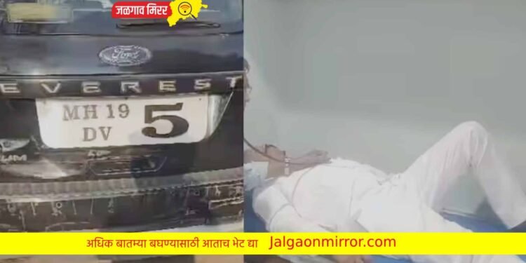 आ.चंद्रकांत पाटलांच्या गाडीचा अपघात