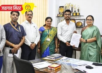 केंद्र शासनात उच्च पदावर रायसोनी महाविद्यालयाच्या करण पाटील या विध्यार्थ्याची नियुक्ती