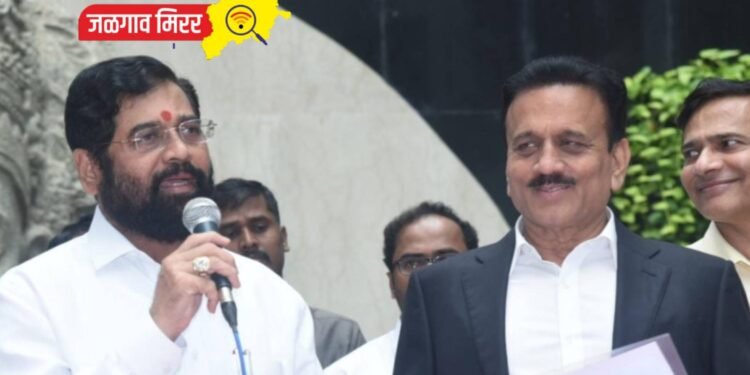 जळगावात मुख्यमंत्री शिंदे-महाजनांची २० मिनीटे बंदद्वार चर्चा