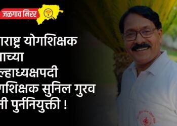 महाराष्ट्र योगशिक्षक संघाच्या जिल्हाध्यक्षपदी योगशिक्षक सुनिल गुरव यांनी पुर्ननियुक्ती !