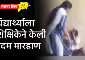 विद्यार्थ्याला शिक्षिकेने केली बेदम मारहाण