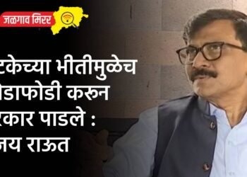 अटकेच्या भीतीमुळेच फोडाफोडी करून सरकार पाडले : संजय राऊत