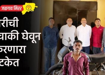 चोरीची दुचाकी घेवून फिरणारा अटकेत