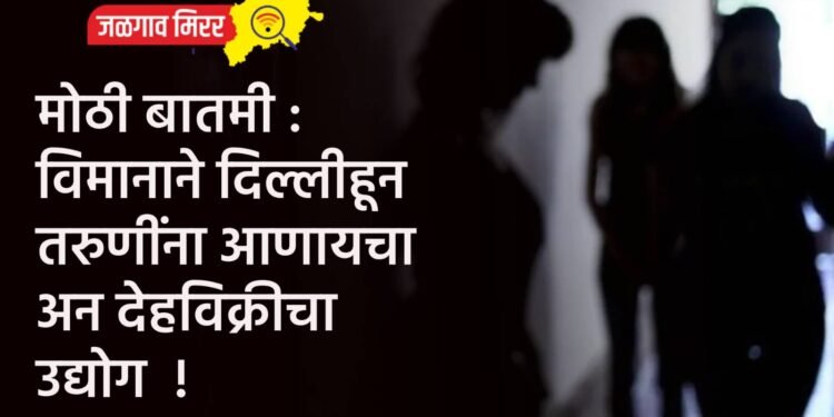मोठी बातमी : विमानाने दिल्लीहून तरुणींना आणायचा अन देहविक्रीचा उद्योग !