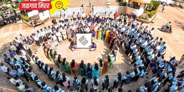 जी. एच. रायसोनी महाविध्यालयात ‘स्वीप’तर्फे मतदान जनजागृती कार्यक्रम