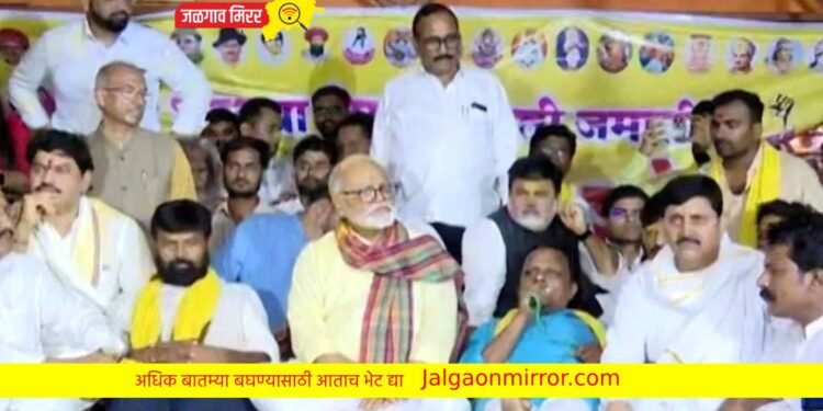 आजीच्या हातून पाणी पिऊन उपोषण सुटले ; आंदोलन थांबवलं नाही…