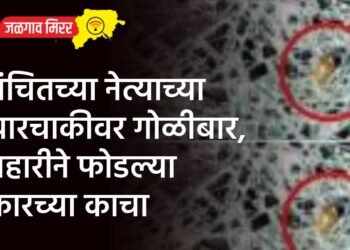 वंचितच्या नेत्याच्या चारचाकीवर गोळीबार, पहारीने फोडल्या कारच्या काचा