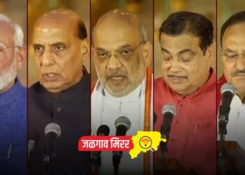 राष्ट्रपती भवनात मोदींसह ७१ नेत्यांनी घेतली शपथ