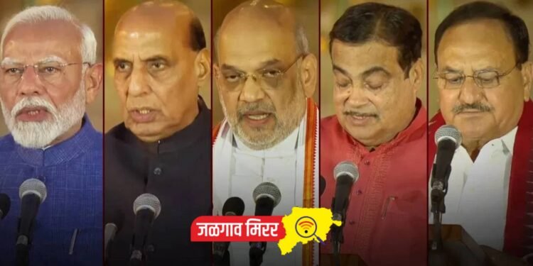 राष्ट्रपती भवनात मोदींसह ७१ नेत्यांनी घेतली शपथ