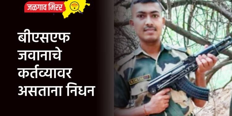 बीएसएफ जवानाचे कर्तव्यावर असताना निधन
