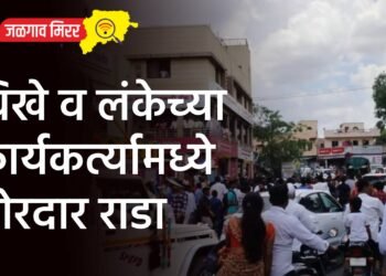 विखे व लंकेच्या कार्यकर्त्यामध्ये जोरदार राडा