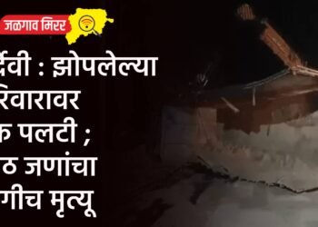 दुर्देवी : झोपलेल्या परिवारावर ट्रक पलटी ; आठ जणांचा जागीच मृत्यू