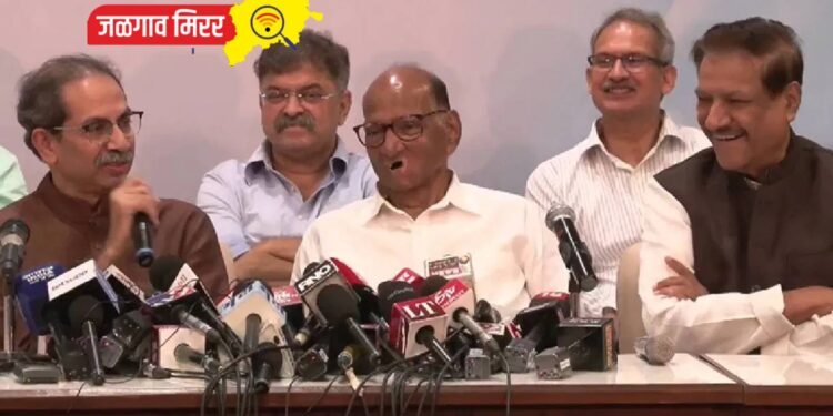 जनतेने भाजपला नाकारले ; शरद पवारांचा हल्लाबोल
