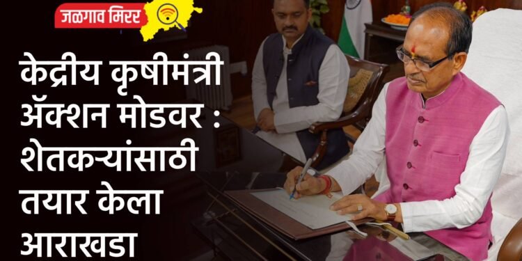 केद्रीय कृषीमंत्री ॲक्शन मोडवर : शेतकऱ्यांसाठी तयार केला आराखडा