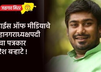 व्हाईस ऑफ मीडियाचे महानगराध्यक्षपदी युवा पत्रकार परेश बऱ्हाटे !
