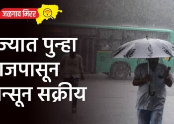 राज्यात पुन्हा आजपासून मान्सून सक्रीय