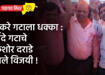 ठाकरे गटाला धक्का : शिंदे गटाचे किशोर दराडे झाले विजयी !