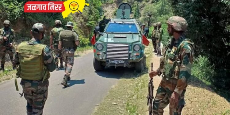 दहशतवाद्यांशी झालेल्या चकमकीत एक अधिकाऱ्यासह चार जवान शहीद