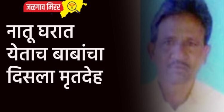नातू घरात येताच बाबांचा दिसला मृतदेह