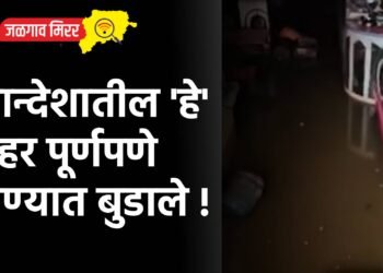 खान्देशातील ‘हे’ शहर पूर्णपणे पाण्यात बुडाले !