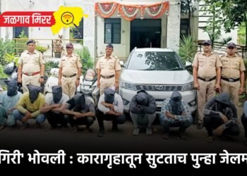 ‘भाईगिरी’ भोवली : कारागृहातून सुटताच पुन्हा जेलमध्ये !