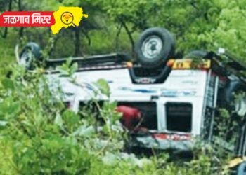 पहूरजवळ जीपचा अपघात : चालकासह ११ जण जखमी