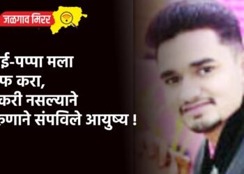 आई-पप्पा मला माफ करा, नोकरी नसल्याने तरुणाने संपविले आयुष्य !