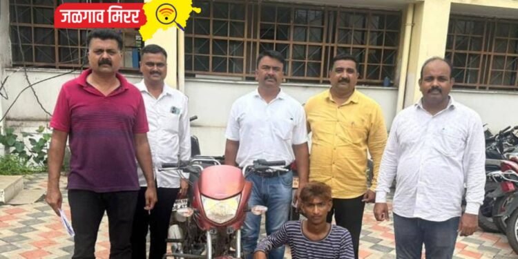 एलसीबीची नजर : नाशिकचा दुचाकी चोर जळगावात अटकेत !