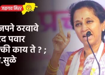 भाजपने ठरवावे शरद पवार नक्की काय ते ? ; खा.सुळे