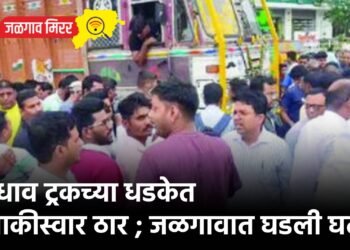 भरधाव ट्रकच्या धडकेत दुचाकीस्वार ठार ; जळगावात घडली घटना