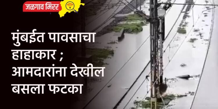 मुंबईत पावसाचा हाहाकार ; आमदारांना देखील बसला फटका
