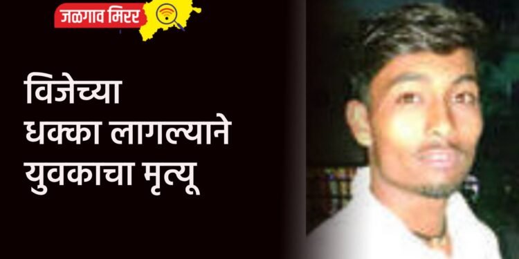 विजेच्या धक्का लागल्याने युवकाचा मृत्यू