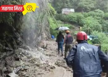 केदारनाथ मार्गावरील दरड कोसळली ; तिघांचा मृत्यू