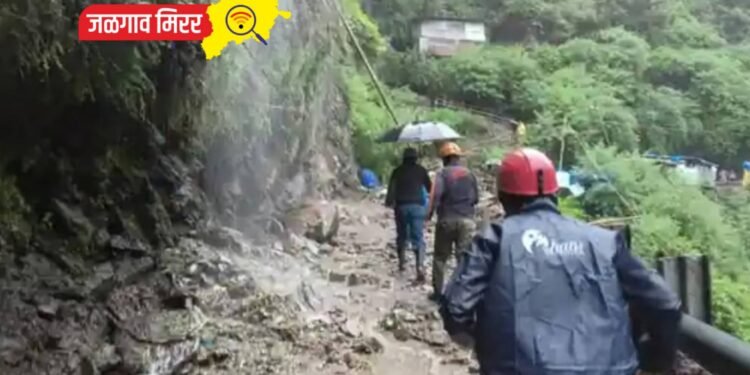 केदारनाथ मार्गावरील दरड कोसळली ; तिघांचा मृत्यू