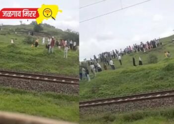 भुसावळ-नंदुरबार पॅसेंजरवर अज्ञांताकडून दगडफेक ; व्हिडीओ व्हायरल