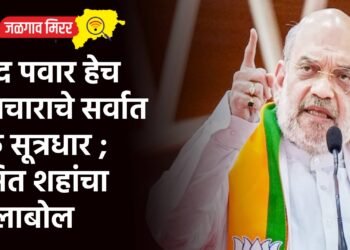 शरद पवार हेच भ्रष्ट्राचाराचे सर्वात मोठे सूत्रधार ; अमित शहांचा हल्लाबोल