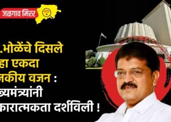आ.भोळेंचे दिसले पुन्हा एकदा राजकीय वजन : मुख्यमंत्र्यांनी सकारात्मकता दर्शविली !
