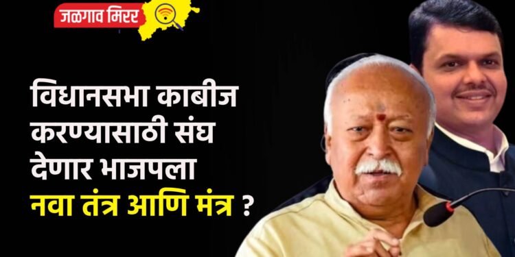 विधानसभा काबीज करण्यासाठी संघ देणार भाजपला नवा तंत्र आणि मंत्र ?