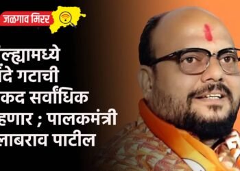 जिल्ह्यामध्ये शिंदे गटाची ताकद सर्वांधिक राहणार ; पालकमंत्री गुलाबराव पाटील
