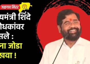 मुख्यमंत्री शिंदे विरोधकांवर बरसले : त्यांना जोडा दाखवा !