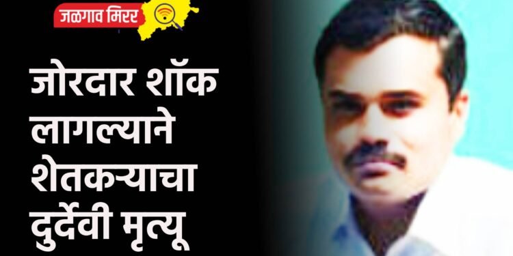 जोरदार शॉक लागल्याने शेतकऱ्याचा दुर्देवी मृत्यू