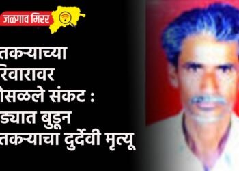 शेतकऱ्याच्या परिवारावर कोसळले संकट : खड्यात बुडून शेतकऱ्याचा दुर्देवी मृत्यू