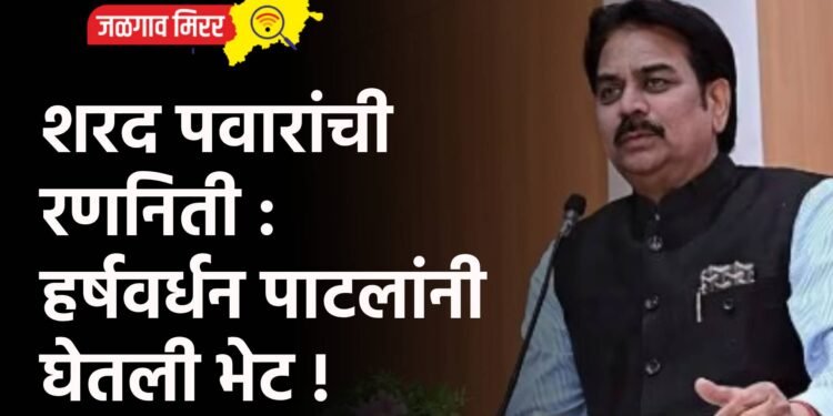 शरद पवारांची रणनिती : हर्षवर्धन पाटलांनी घेतली भेट !