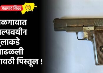 जळगावात अल्पवयीन मुलाकडे आढळली गावठी पिस्तूल !