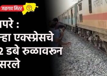 बापरे : पुन्हा एक्स्प्रेसचे २२ डबे रुळावरून घसरले